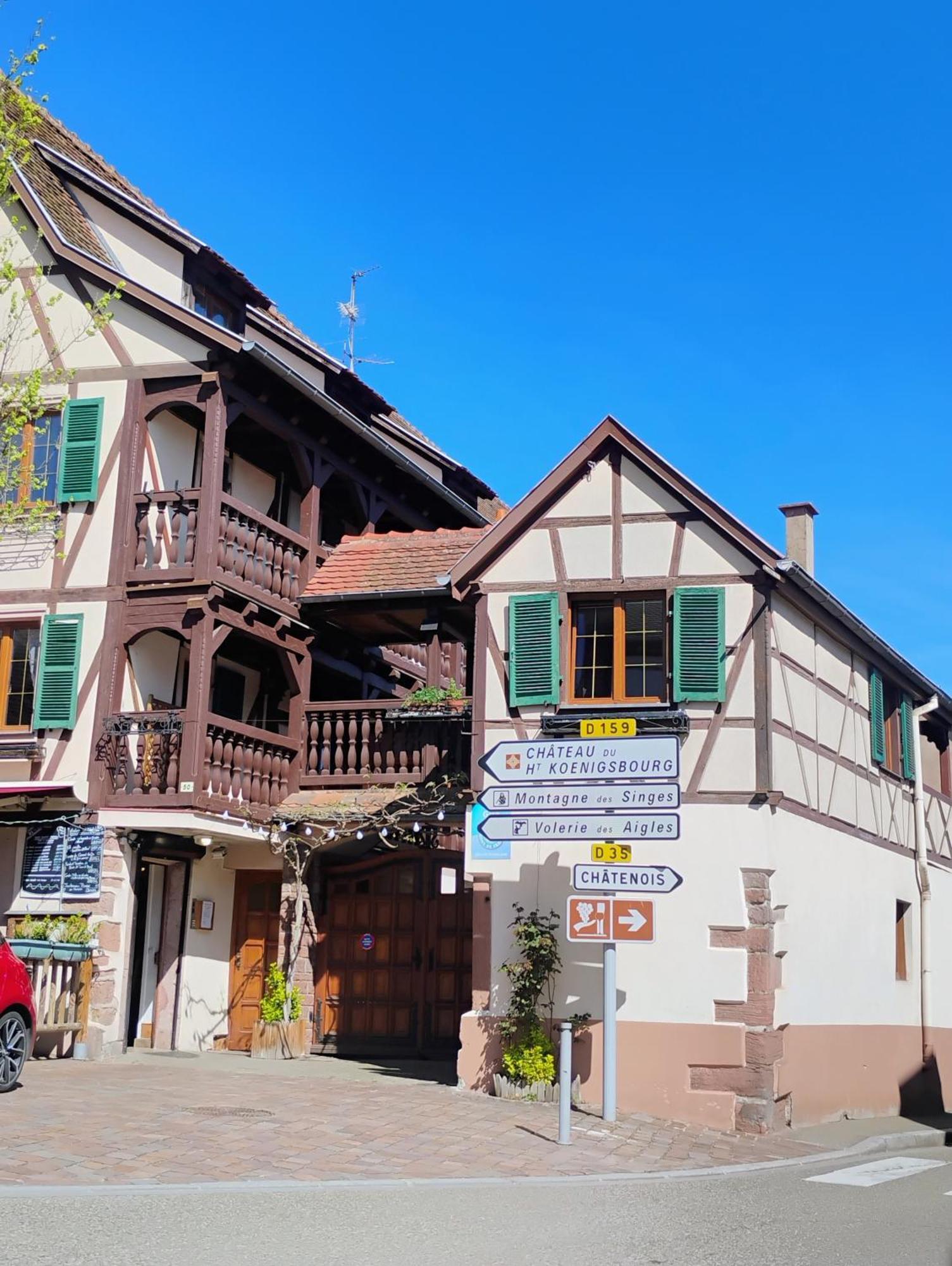 Gite Le Marronnier - Au Calme - Parking & Terrasse - Pres De Colmar Et Riquewihr - Route Des Vins Châtenois Buitenkant foto